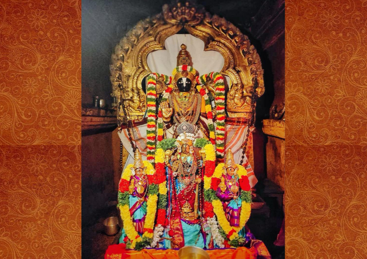 Sri Chaluvanarayanaswamy in the presence of Sri Chaluvanarayanaswamy along with Ubhayanachiyar & Sri Ramanujacharya Abhisheka (for one person)