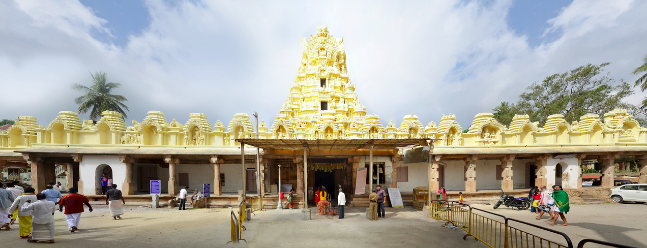 Marriage in temple's property